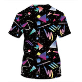 Men's T-Shirt 3D Colorful Geometric Printed Pattern
