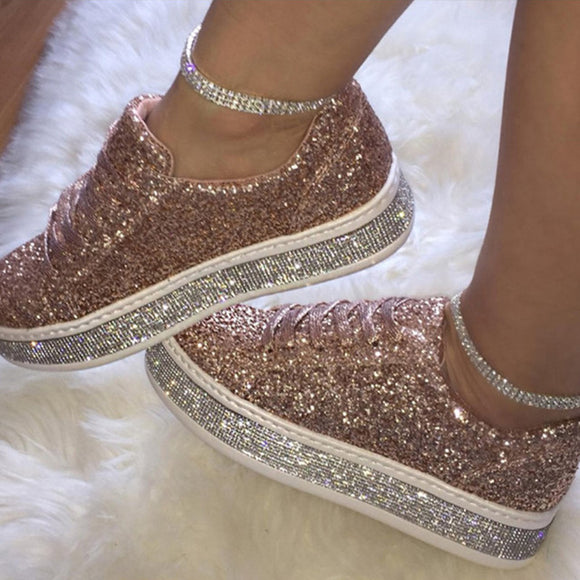 Women Glitter Sneakers